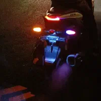 چراغ خطر ۲۷ حالته+راهنما لنز دار