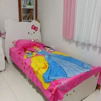 تخت کودک و نوجوان همراه تشک