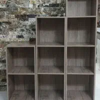 کتابخانه پله ای9 خانه|کتابخانه، شلف، قفسههای دیواری|آفتاب, |دیوار