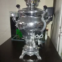 سماور گازسوز بدنه استیل