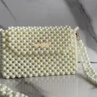 کیف عروس مرواریدی ترند|کیف، کفش، کمربند|سلماس, |دیوار