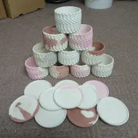 گلدان یا ظرف (سنگ مصنوعی)