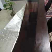 میزوصندلی ناهارخوری ۸نفره|میز و صندلی غذاخوری|ابریشم, |دیوار
