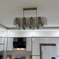 لوستر کلاسیک مدرن مینیمال|لوستر و چراغ آویز|آمل, |دیوار