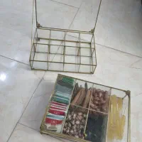 دو عدد ظرف تیبگ برنز