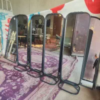آینه قدی پایه دار مدل تاج دار