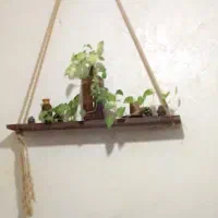 شلف هنری چوبی