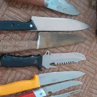 سرویس چاقو و۸ عدد چاقو تک|ظروف پخت‌وپز|بروجرد, |دیوار