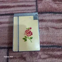 فندک الکلی وجا سیگاری عتیقه کلکسیونی فلزی جیبی