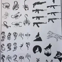 تتو موقت|آرایشی، بهداشتی، درمانی|اصفهان, جاوان|دیوار