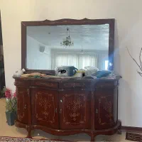 آینه کنسول و میز تلوزیون