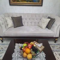 مبلمان ۷ نفره با میز جلو مبلی ۳ تایی