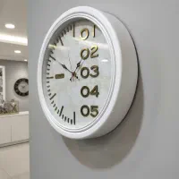 ساعت دیواری آرام گرد لیندو|ساعت دیواری و تزئینی|تبریز, |دیوار