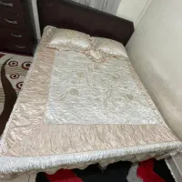 تخت دو نفره ام دی اف با تشک و درآور در نواب صفوی|تخت و سرویس خواب|تهران, سلسبیل شمالی|دیوار