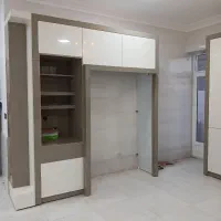 ساخت انواع کابینت(MDF-هایگلاس-فلز MDF)|جاکفشی، کمد، دراور|طبس, |دیوار