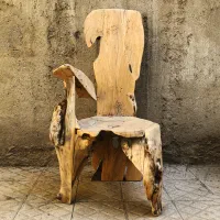 صندلی چوبی روستیک خاص و کلکسیونی|مبلمان خانگی و میز عسلی|تهران, سازمان برنامه شمالی|دیوار