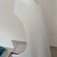 گلگیر ۲۰۶ سفید فابریکی ایساکویی سمت راننده نو نو