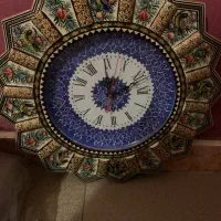 ساعت دیواری خاتم کار شده  نو