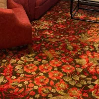 یک جفت فرش ابریشم ماشینی 9 متری