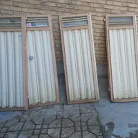 درب پارکینگ کامل با چهارچوب