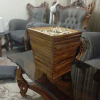 گلدون چوبی برای درختچه ی مصنوعی