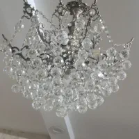 لوستر ۶شاخه اب نقره خورده ۱جفت سالم درحدنو۲۰میلیون