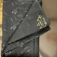 چادری مشکی گل برجسته