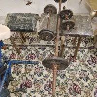 نیمکت ورزشی و میله هالتر وزنه