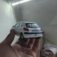 ماکت فلزی ۲۰۶ مقیاس کوچک (رنگ سفید)|اسباب‌‌بازی|گمیشان, |دیوار