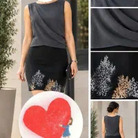 لباس مجلسی رسمی کوتاه زنانه سایز ۳۸