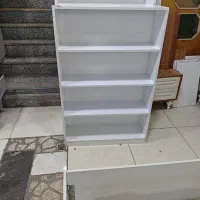 قفسه 4طبقه|کتابخانه، شلف، قفسههای دیواری|قم, چهل درخت|دیوار