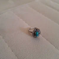 انگشتر عقیق زمرد و‌ فیروزه|جواهرات|ملارد, |دیوار