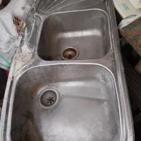 در حیاط تک لت + سینک دوقلو|مصالح و تجهیزات ساختمان|گرگان, |دیوار