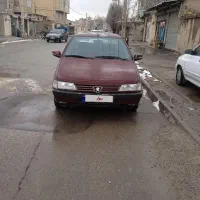 پژو عنابی 82 دوگانه