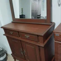 میز کنسول چوب و میز تلویزیون نو