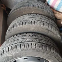 فروش چهار حلقه لاستیک بارز با رینگ