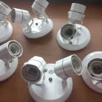 پایه لامپ سقفی دوتایی