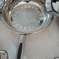 قابلمه استیل کف چدن ترکیه ۹ پارچه|ظروف پخت‌وپز|مشهد, الهیه|دیوار