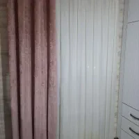 پرده حریر رو ساتن زیر و والان مخمل و کتان|پرده، رانر، رومیزی|رشت, معلم|دیوار
