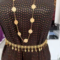 حریرپولک رنگ نارنجی ونقره ی