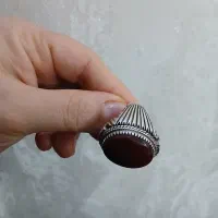 انگشتر نقره با سنگ عقیق|بدلیجات|تهران, افسریه شمالی|دیوار