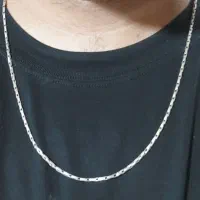 زنجیر نقره ۶۰ سانت