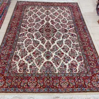 فرش ۶متری دستباف گل آمریکایی ساروق