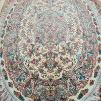 قالیچه بیضی رج ۵۰ خطیبی تبریز بهترین هدیه شب یلدا