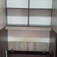 تخت تاشو به همراه میز تحریر و کمد لباس|تخت و سرویس خواب|دورود, |دیوار