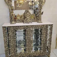 خرید فروش لوستر آینه شمعدان ساعت گنجینه برنزی|لوستر و چراغ آویز|مشهد, وکیل‌آباد|دیوار