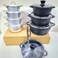 قابلمه چدن ۸ پارچه