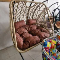 مکرومه تاب عربی لاکچری خونگی و بیرونی|صندلی و نیمکت|کاشان, دشت لتحر|دیوار