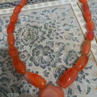 گردن بند عقیق قدیمی ...|کلکسیون اشیاء عتیقه|بجنورد, |دیوار
