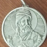 مدال نقره سنگین حضرت محمدوحضرت علی